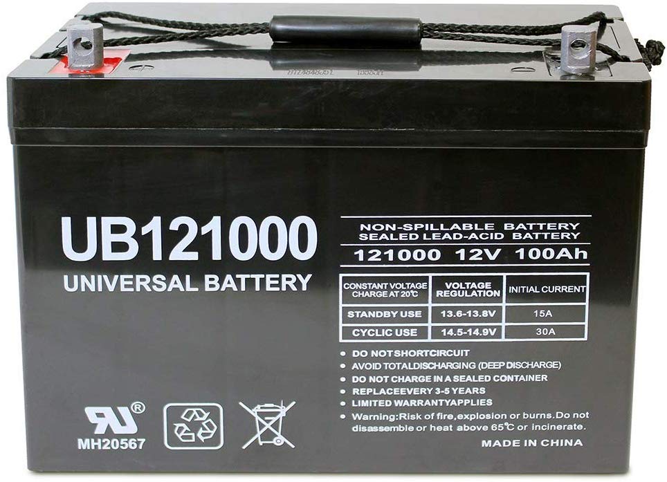 Universal UB121000-45978 Deep Cycle AGM Battery Universal UB121000-45978 Deep Cycle AGM Battery