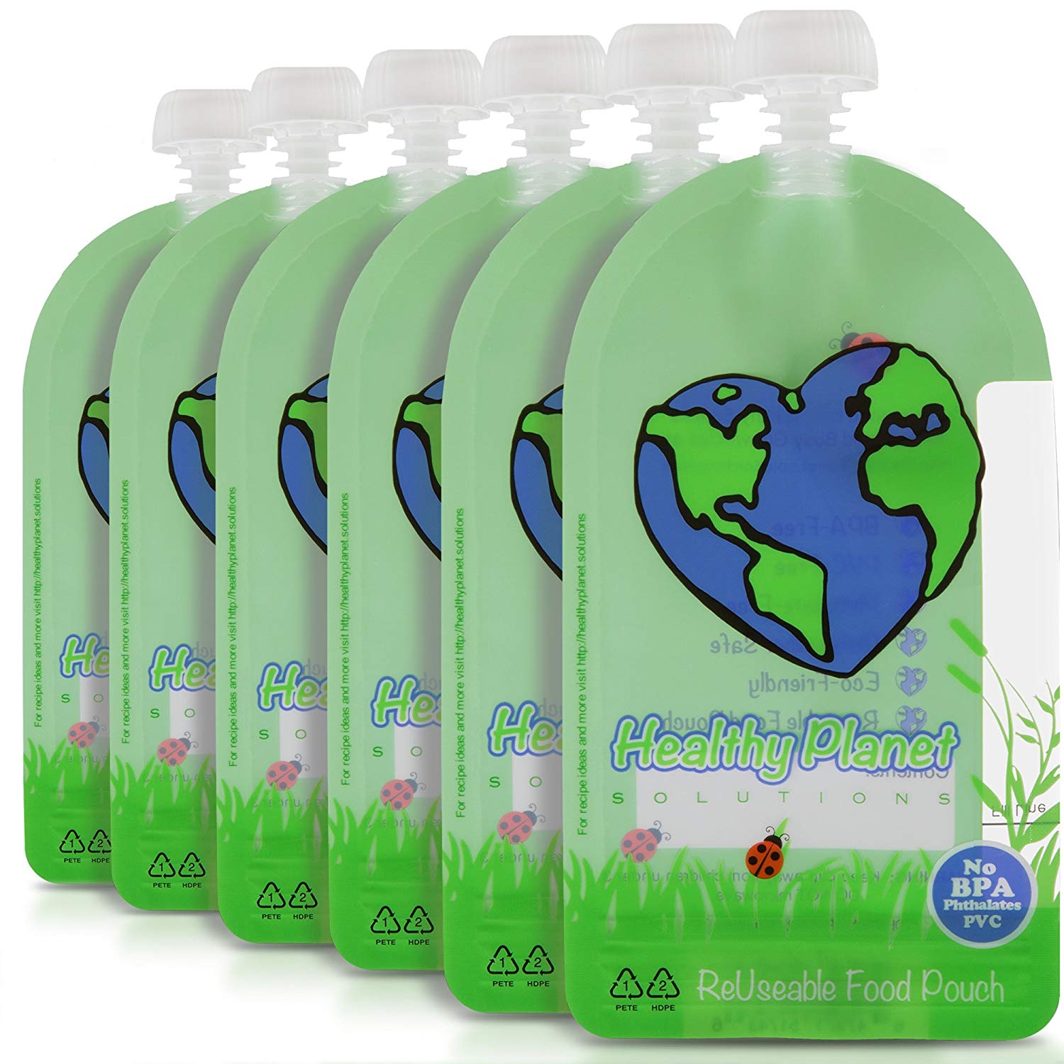 Healthy Planet Solutions Reusable Food Pouch