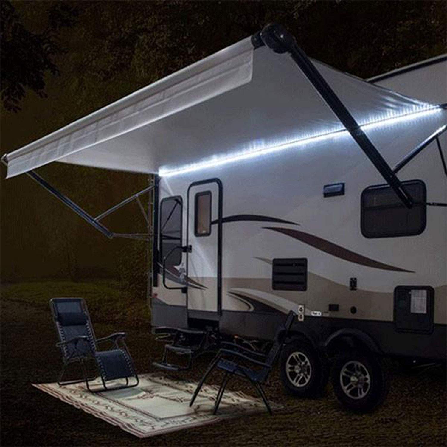 Recpro Rv 16′ White Led Awning Party Light-1 Recpro Rv 16′ White Led Awning Party Light