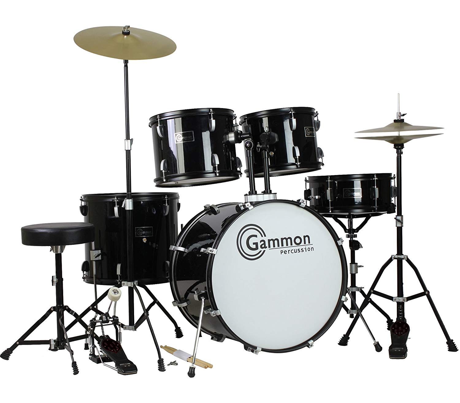 Gammon Percussion Sp5 Bk Drum Set Gammon Percussion Sp5 Bk Drum Set