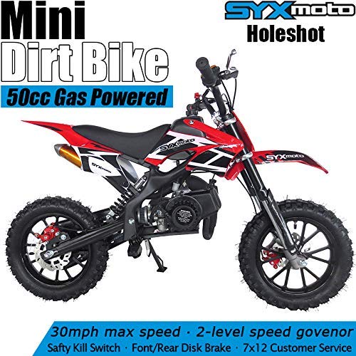 SYX MOTO Kids Mini Dirt Bike Gas Power 2-Stroke 