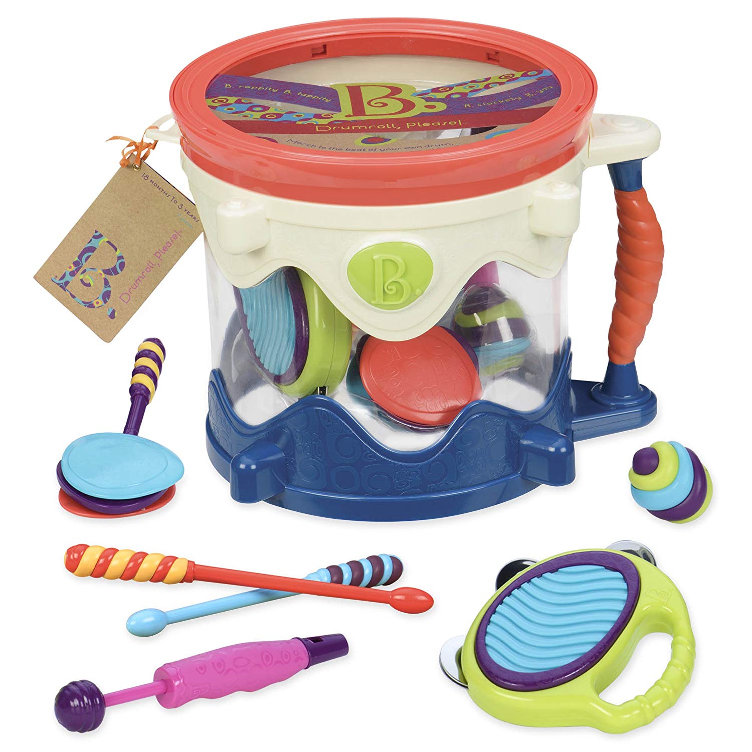 B. Toys – Drumroll Please Toy Drum Kit B. Toys – Drumroll Please Toy Drum Kit