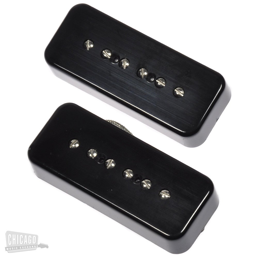 Lindy Fralin P-90 Soapbar Pickup Set Black Lindy Fralin P-90 Soapbar Pickup Set Black