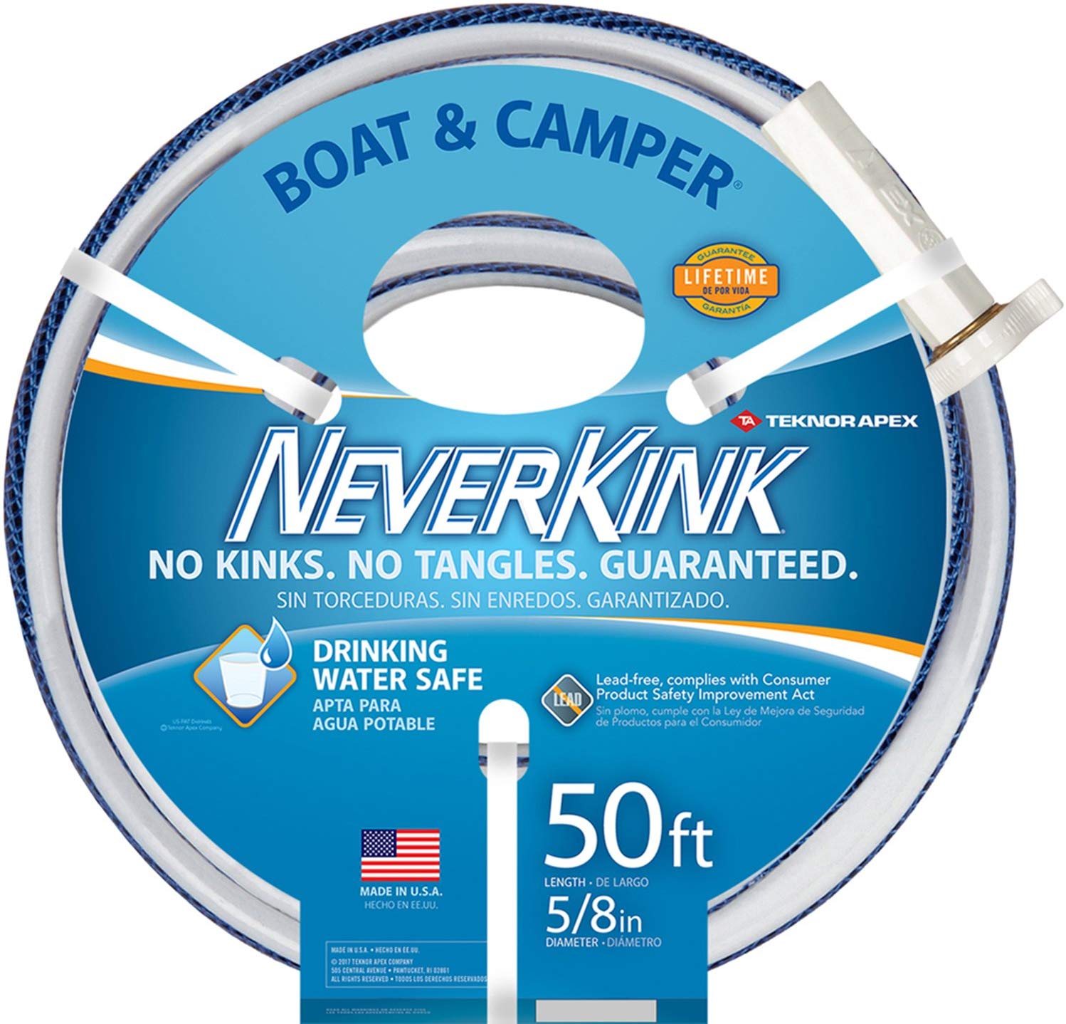 Apex Teknor NeverKink 8612-50 Drinking Water Safe Hose