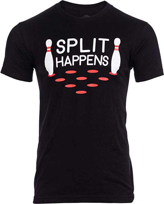 Split Happens | Funny Bowler Pin Unisex T-shirt