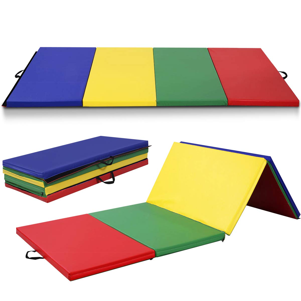 Giantex Thick Gymnastics Mat Folding Giantex Thick Gymnastics Mat Folding