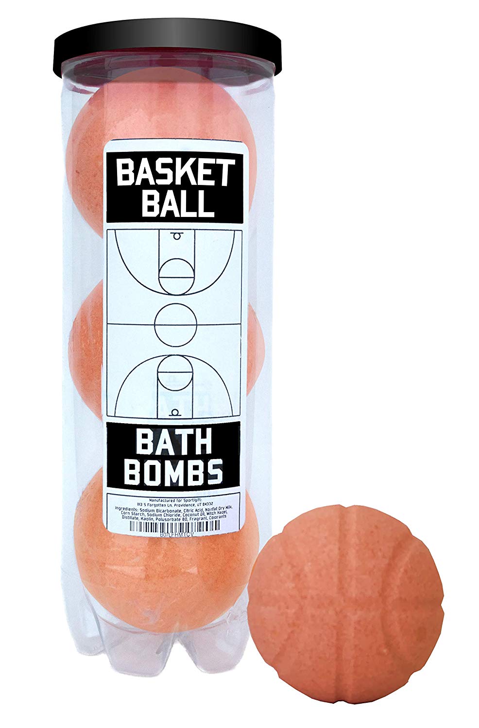 Basketball Bath Bombs - 3 pack - Luxury Scented Bath Bomb Fizzies Basketball Bath Bombs - 3 pack - Luxury Scented Bath Bomb Fizzies