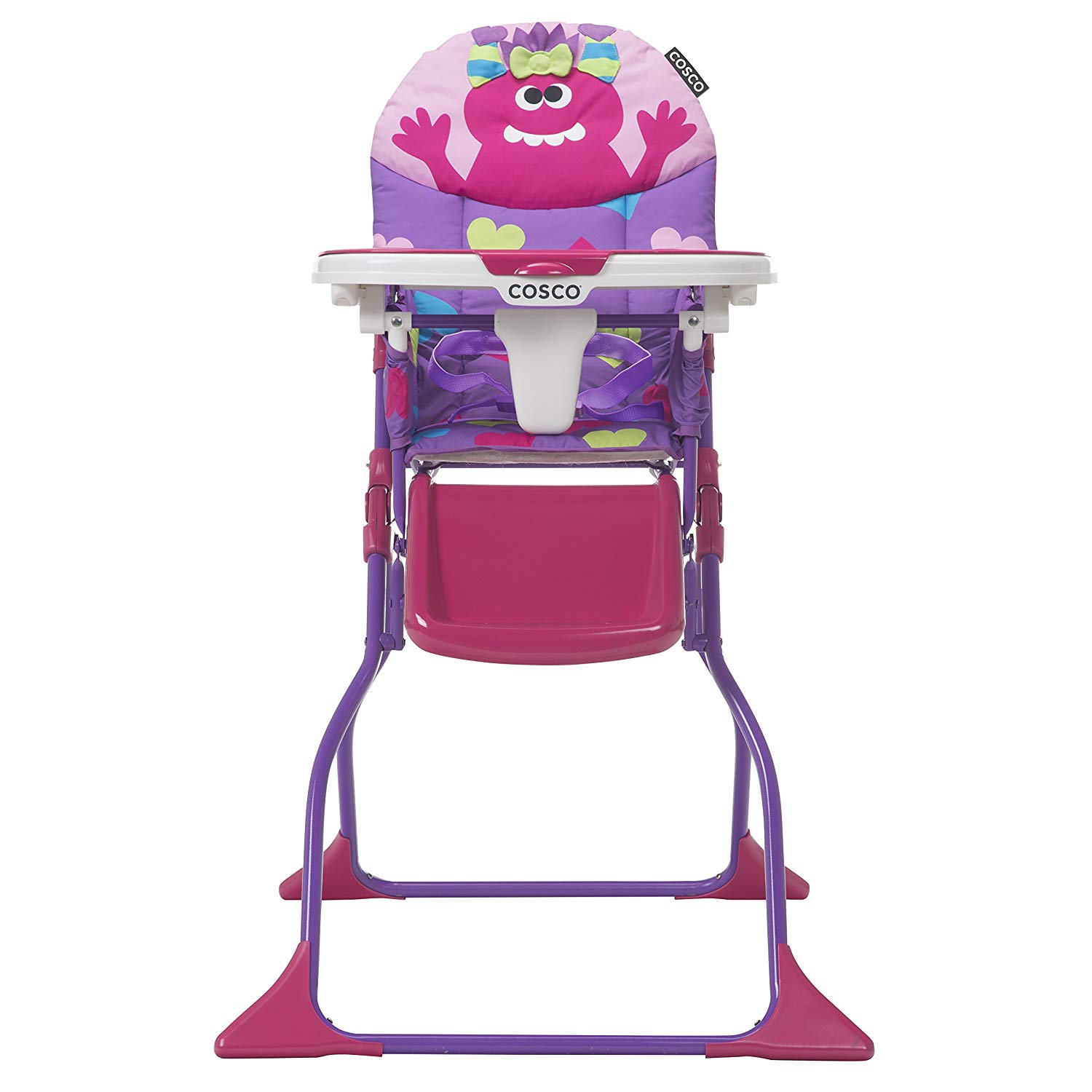 Cosco Simple Fold Deluxe High Chair, Monster Shelley Cosco Simple Fold Deluxe High Chair, Monster Shelley