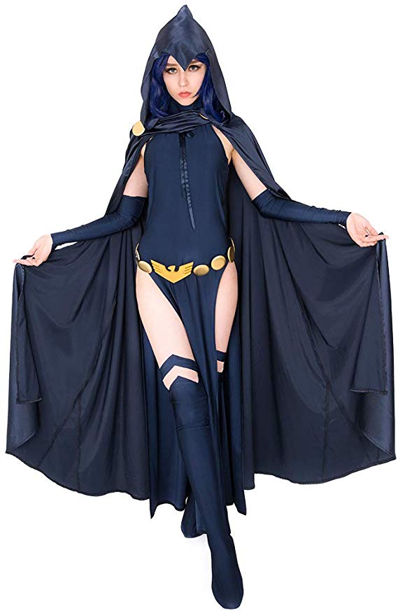 Miccostumes Women's Rachel Cosplay Costume Dress with Hooded Cloak Halloween Miccostumes Women's Rachel Cosplay Costume Dress with Hooded Cloak Halloween