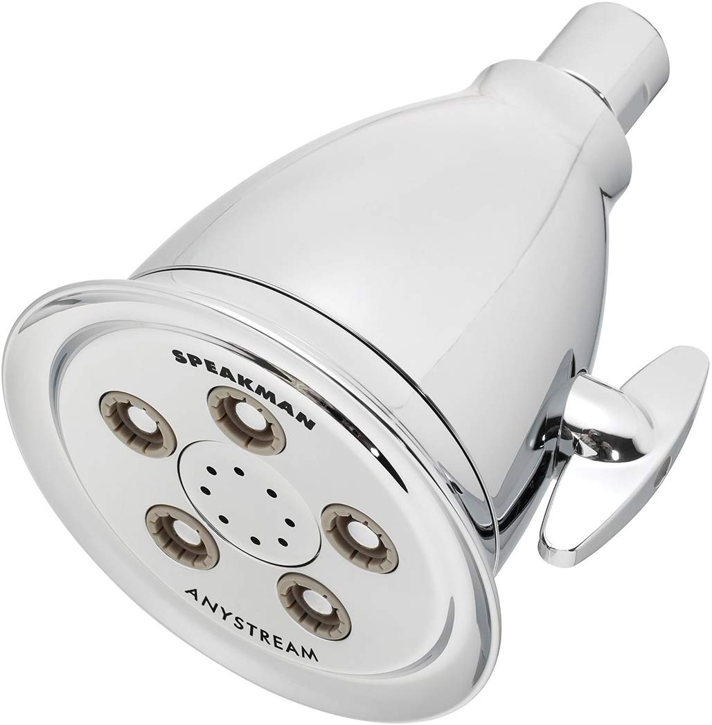 Speakman, Polished Chrome S-2005-HB Hotel Anystream High-Pressure Shower Head-2.5 GPM 