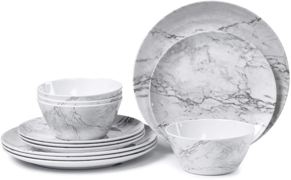 Marjory Melamine Dinnerware Set