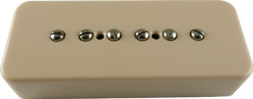 Pickup - Kent Armstrong, Stealth 90 - Noiseless P90 Neck, Cream, Plastic Cover Pickup - Kent Armstrong, Stealth 90 - Noiseless P90 Neck, Cream, Plastic Cover