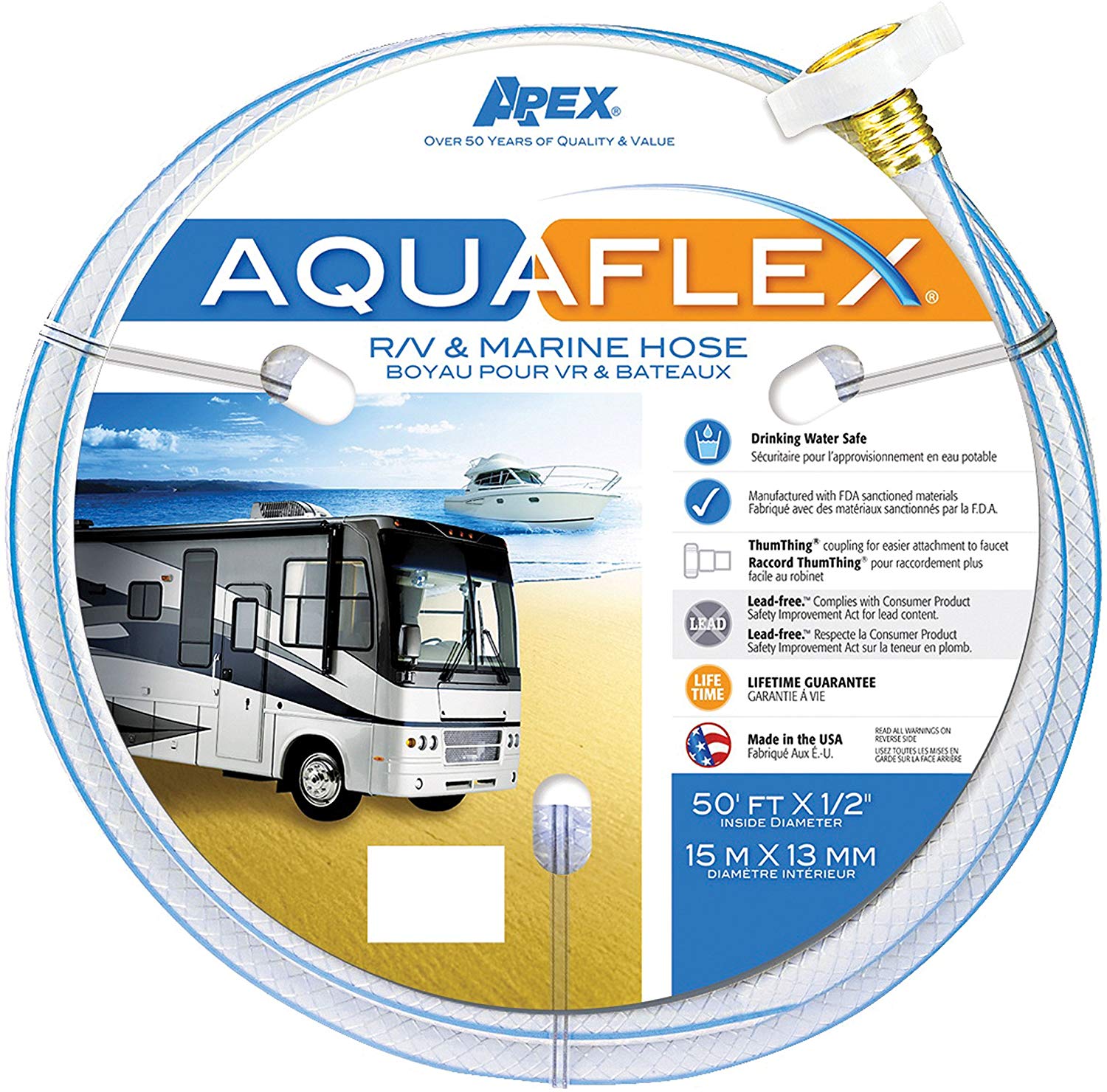 Teknor Apex 8503-25 AquaFlex RV Hose