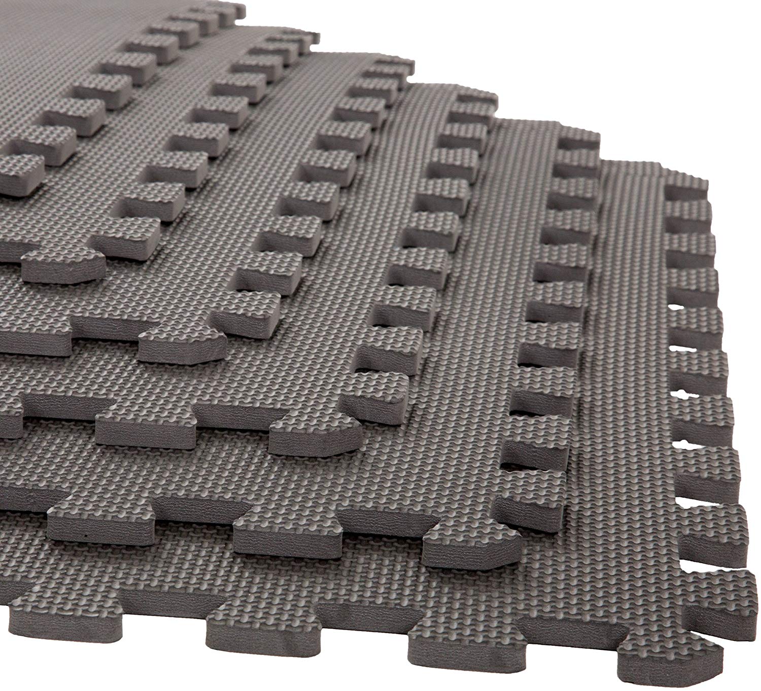 Foam Mat Floor Tiles, Interlocking EVA Foam Padding by Stalwart – Soft Flooring for Exercising