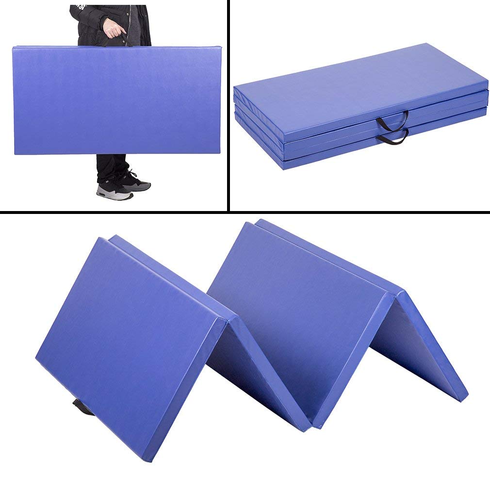 The Bestmassage Folding Panel Gym Mat The Bestmassage Folding Panel Gym Mat