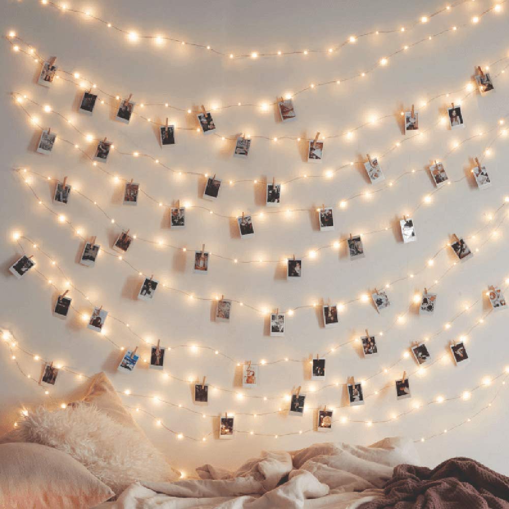 Twinkle Star 200 Led 66 Ft Copper String Lights