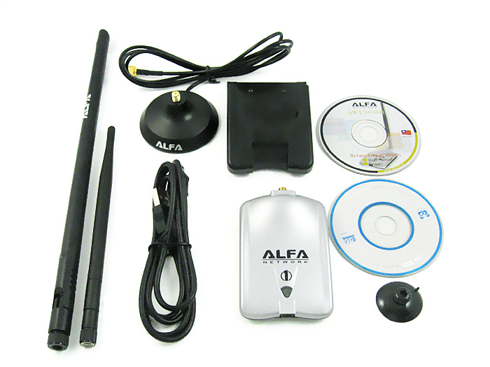 Alfa AWUSO36NH Long-Range WiFi Network Adapter