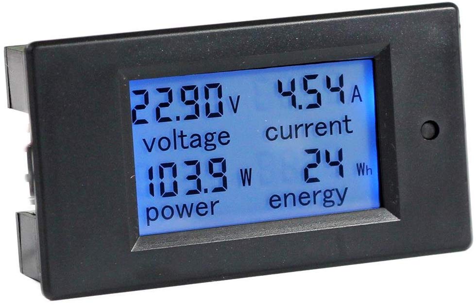 Bayite DC 6.5-100V 0-100A Energy Meter