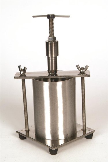 Nasco stainless steel cheese press Nasco stainless steel cheese press