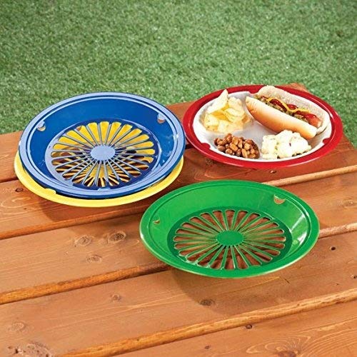 10" Reusable Plastic Paper Plate Holders