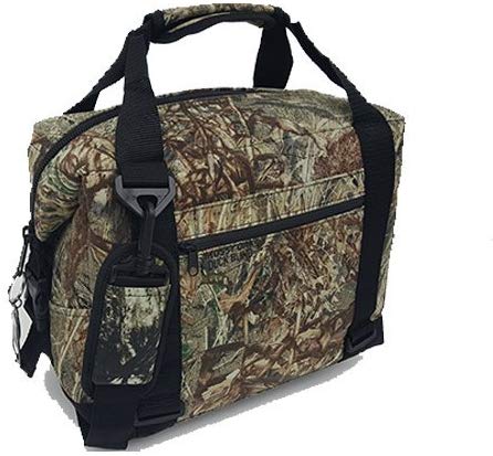 Polar bear coolers - nylon line - quality like no other from the brand you can trust - see touch & feel the polar bear difference - patent-pending - 24 pack mossy oak break up camo