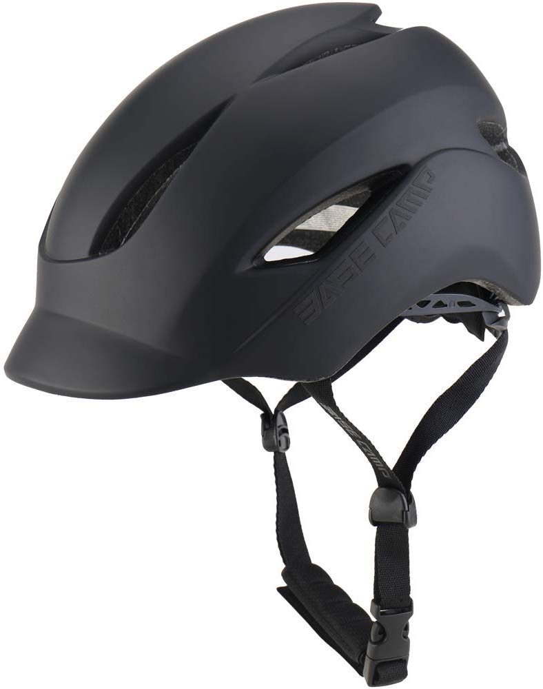 Base Camp Bike Helmet with Rear Light for Urban Commuters