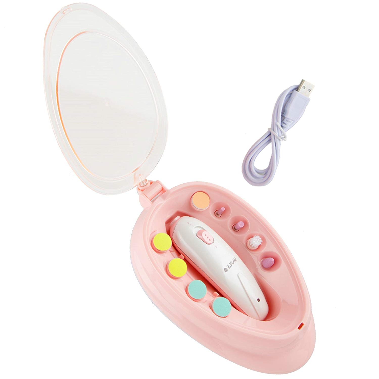 Piyo Piyo Baby Nail Scissors, Peachy Pink&nbsp;