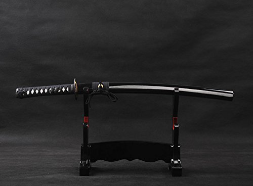 Shijian Wakizashi Distinct Hamon 1060 Carbon Steel Handmade Samurai Swords. Shijian Wakizashi Distinct Hamon 1060 Carbon Steel Handmade Samurai Swords.