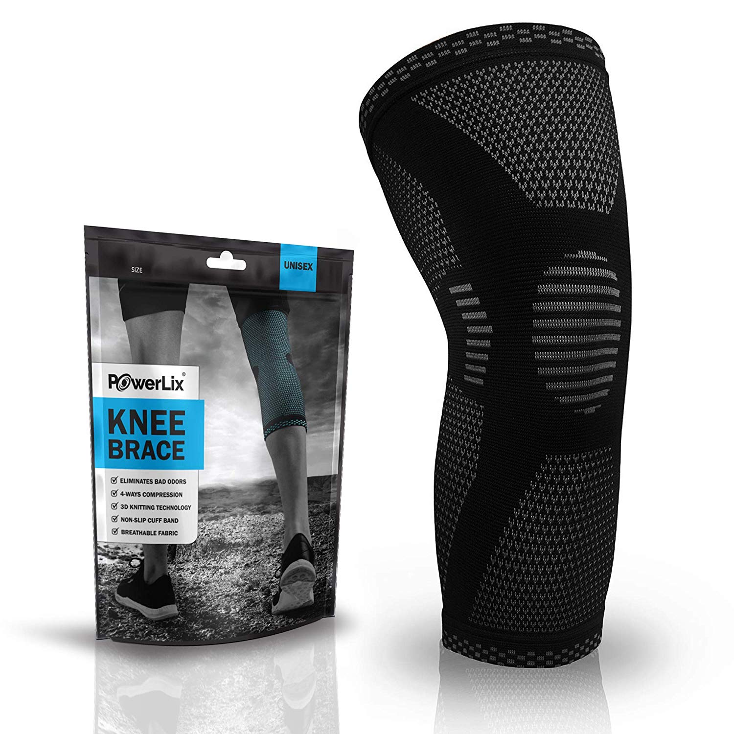 Powerlix Knee Compression Sleeve Powerlix Knee Compression Sleeve