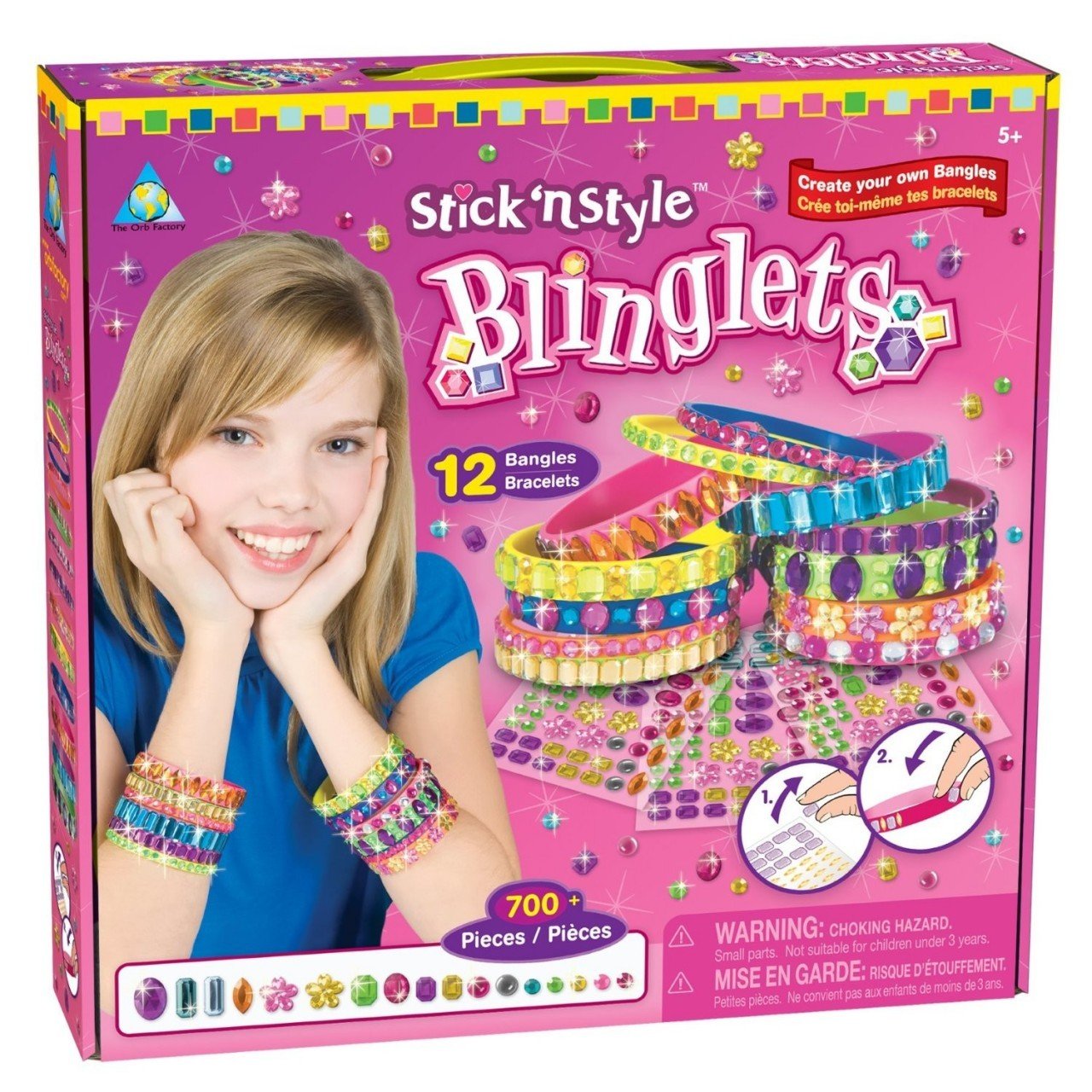 The Orb Factory Stick N' Style Blinglets
