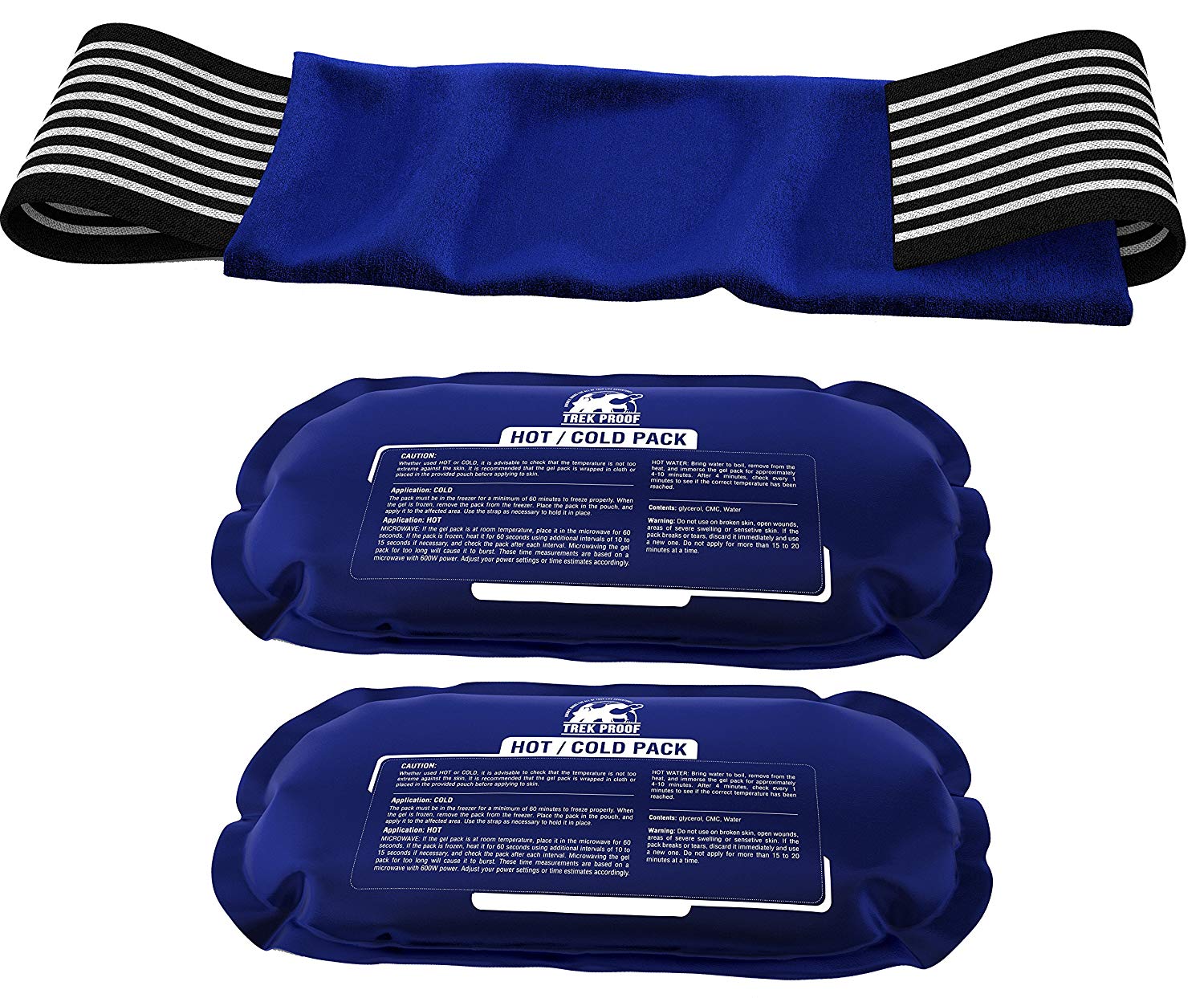 Ice Pack (2-Piece Set) – Reusable Hot and Cold Therapy Gel Wrap