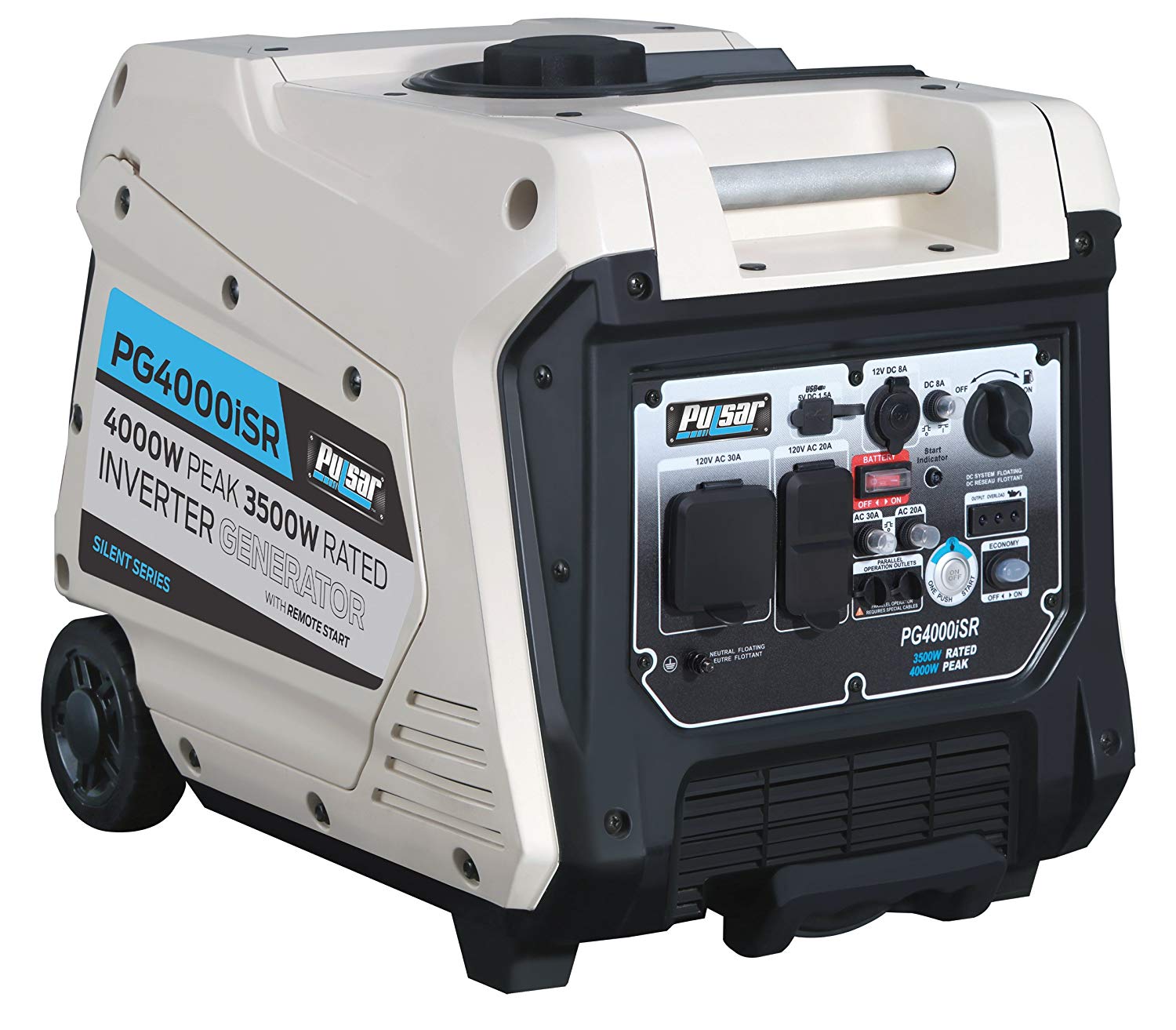 Pulsar PG4000iSR Gas Powered Quiet Inverter Generator