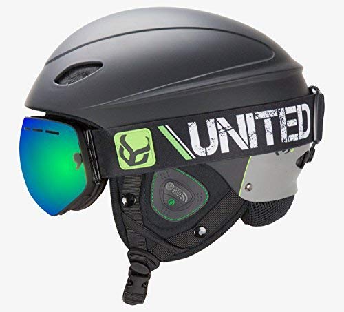 Demon United Phantom Helmet with Audio and Snow Supra Goggle Demon United Phantom Helmet with Audio and Snow Supra Goggle