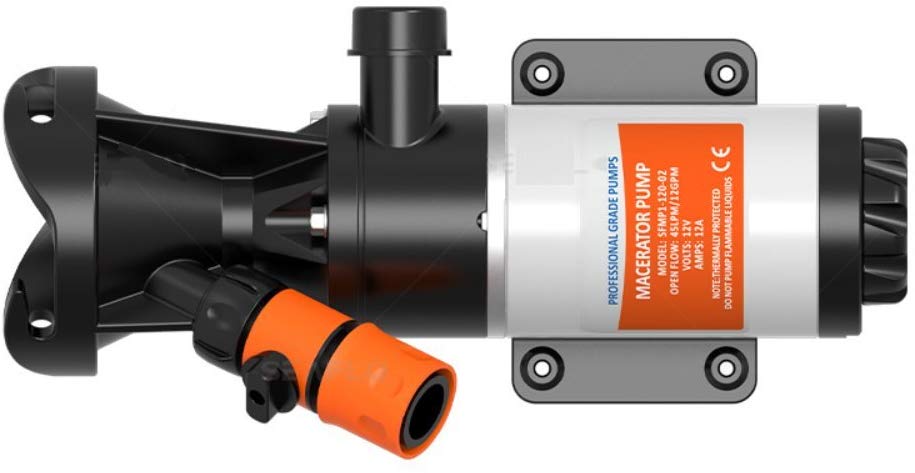 SewerFlo Quick Release RV Macerator Pump