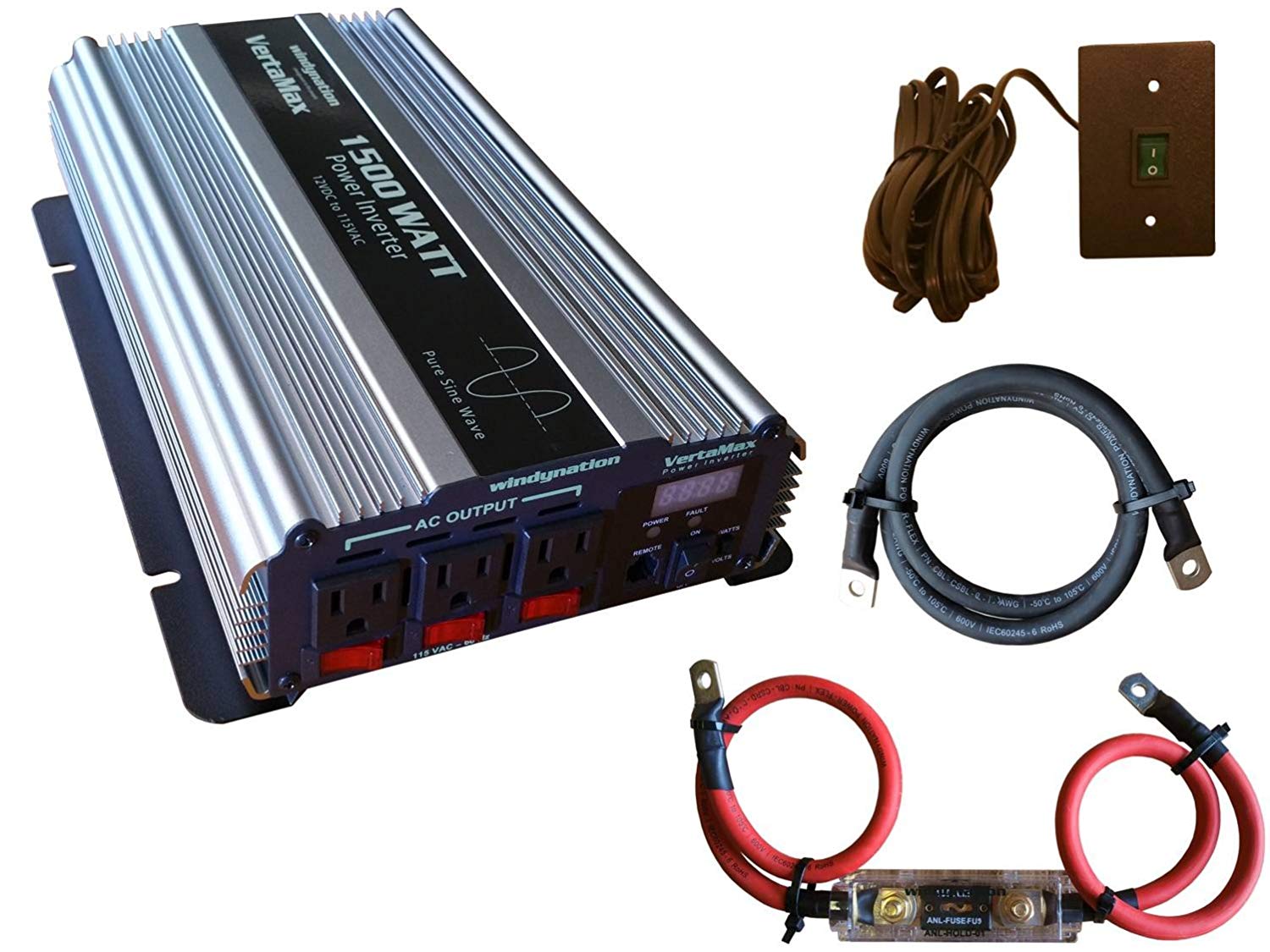 Vertamax Pure Sine Wave 1500 Watt Power Inverter