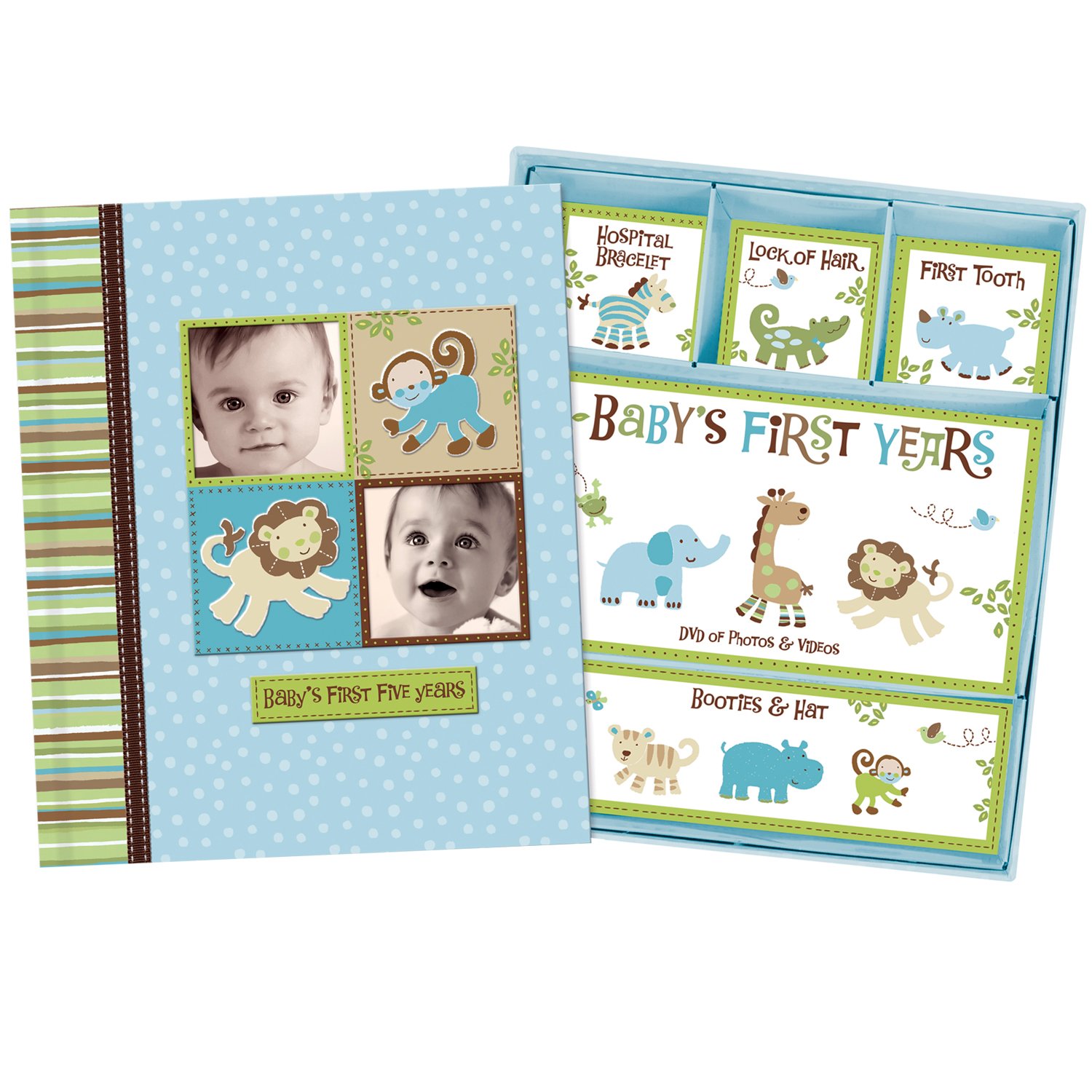 Baby Boy Memory Book Hardcover Record Baby
