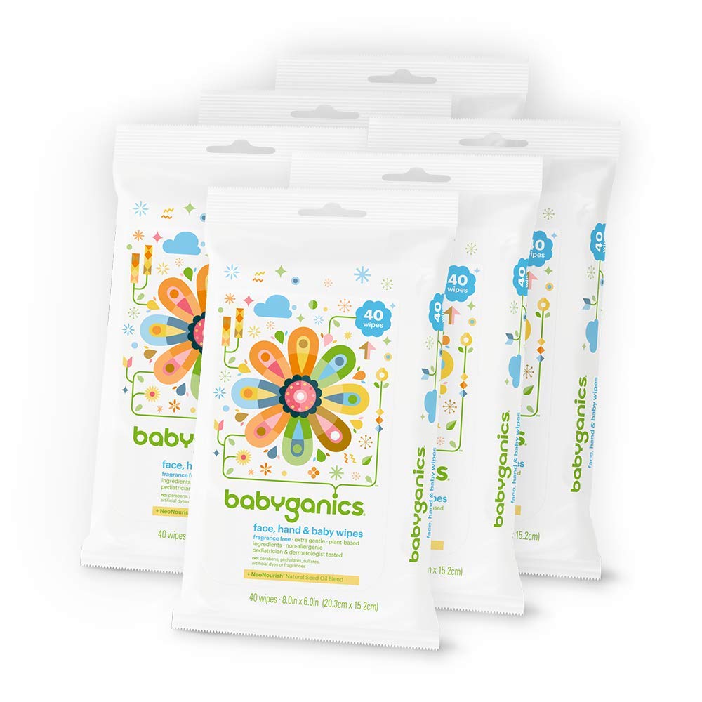 Babyganics Face and Hand Baby Wipes
