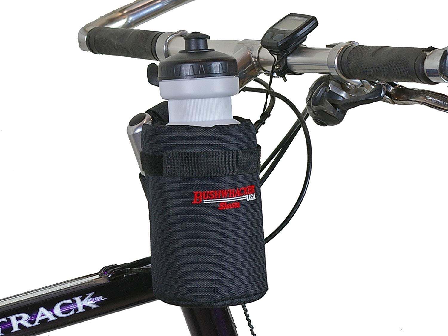 Bushwhacker Shasta Black - Insulated Bike Water Bottle Holder