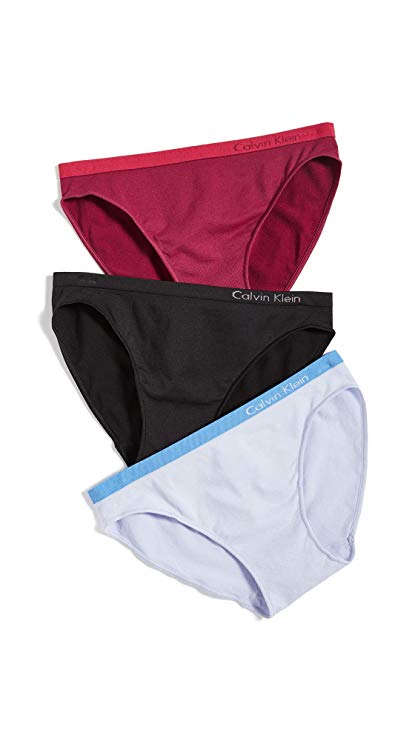 Calvin Klein Women's Pure Seamless Bikini Panty (Pack of 3)