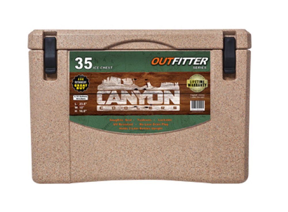 Canyon Cooler Outfitter Series 35qt- Sandstone