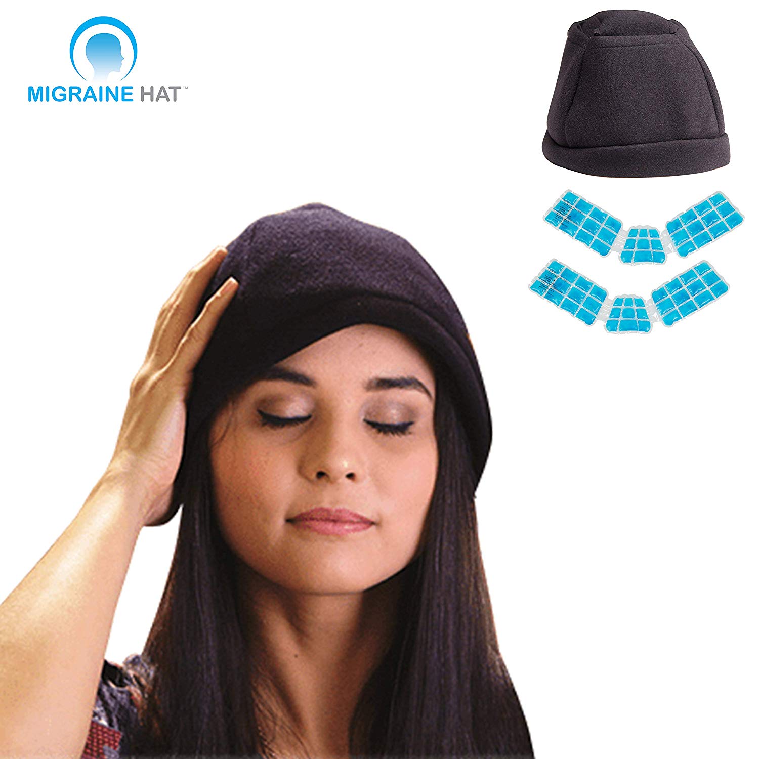 Wearable Ice Hat by Migraine Hat