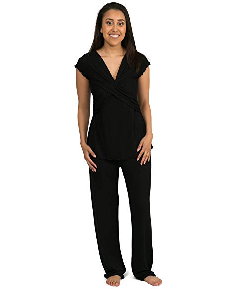 Kindred Bravely Davy Ultra Soft Maternity & Nursing Pajamas Sleepwear Set