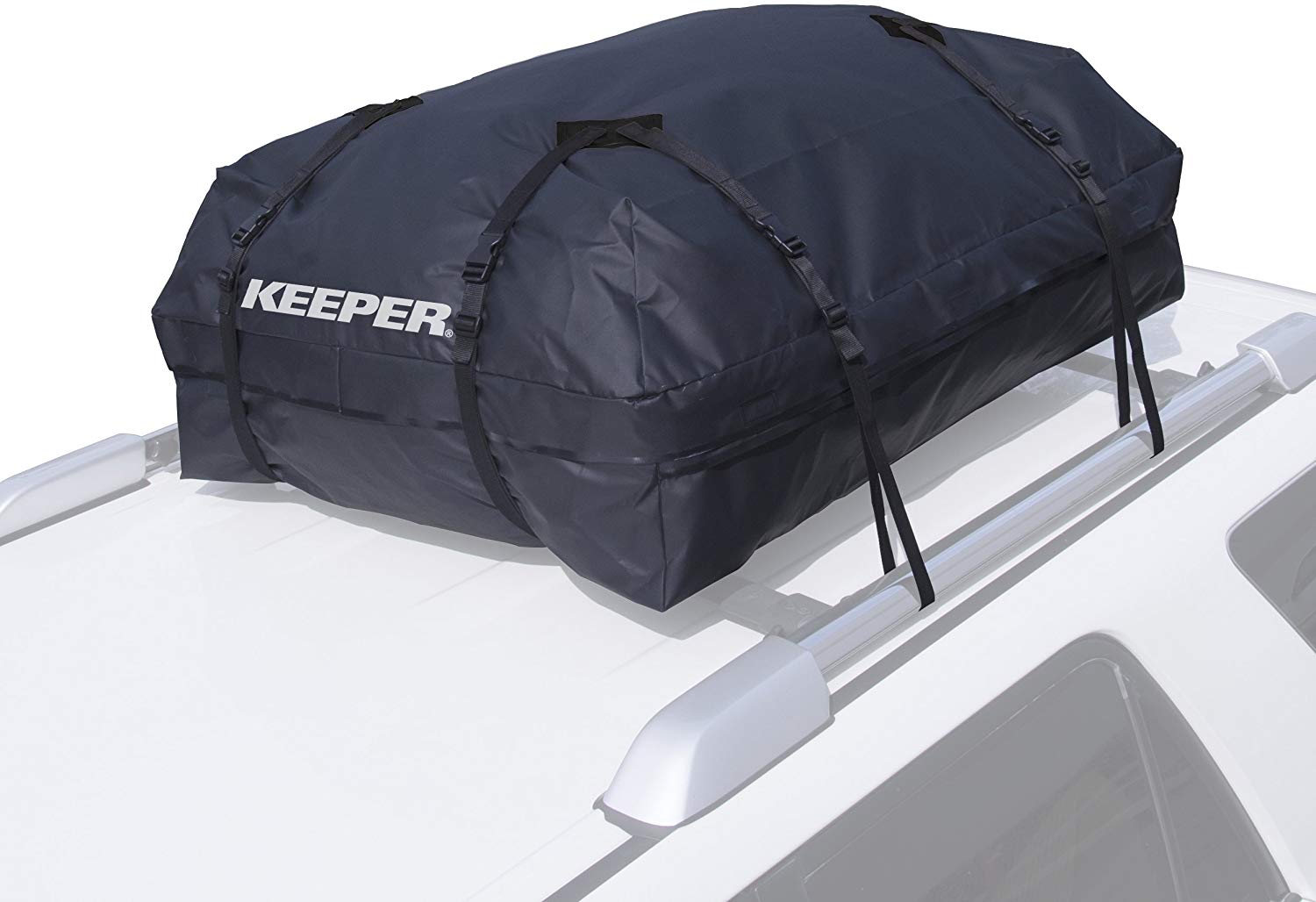 KEEPER 07204 Black Premium Waterproof Cargo Bag (15 Cubic Feet).