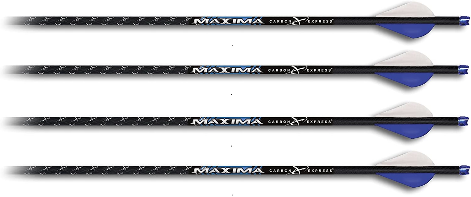 Carbon Express Maxima Blue Streak Fletched Carbon Crossbow Bolt Carbon Express Maxima Blue Streak Fletched Carbon Crossbow Bolt