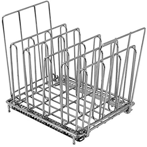 LIPAVI Sous Vide Rack-Model L10- Marine Quality 316L Stainless Steel-Square 7.8 x 6.4 Inch-Adjustable, Collapsible, Ensures even and Quick warming with Sous Vide Cooking - Fits LIPAVI C10 Container