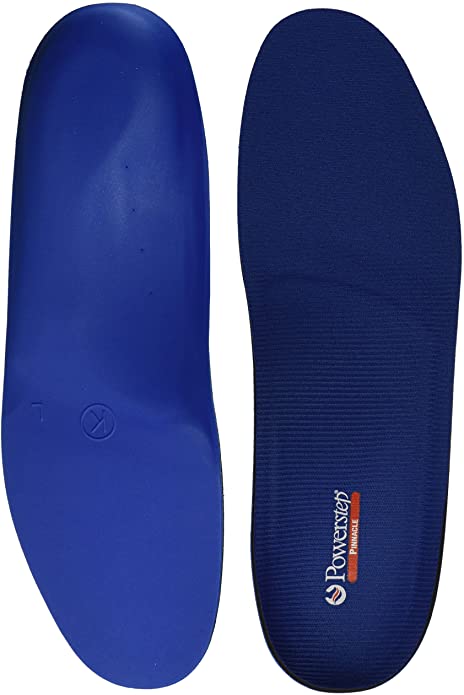 Powerstep Men's-adult Pinnacle Insole, Blue Powerstep Men's-adult Pinnacle Insole, Blue