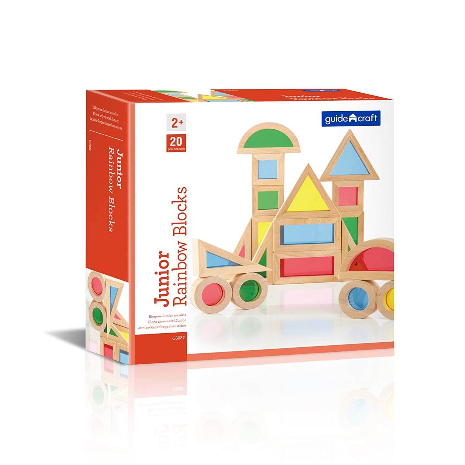 Guidecraft Jr. Rainbow Blocks