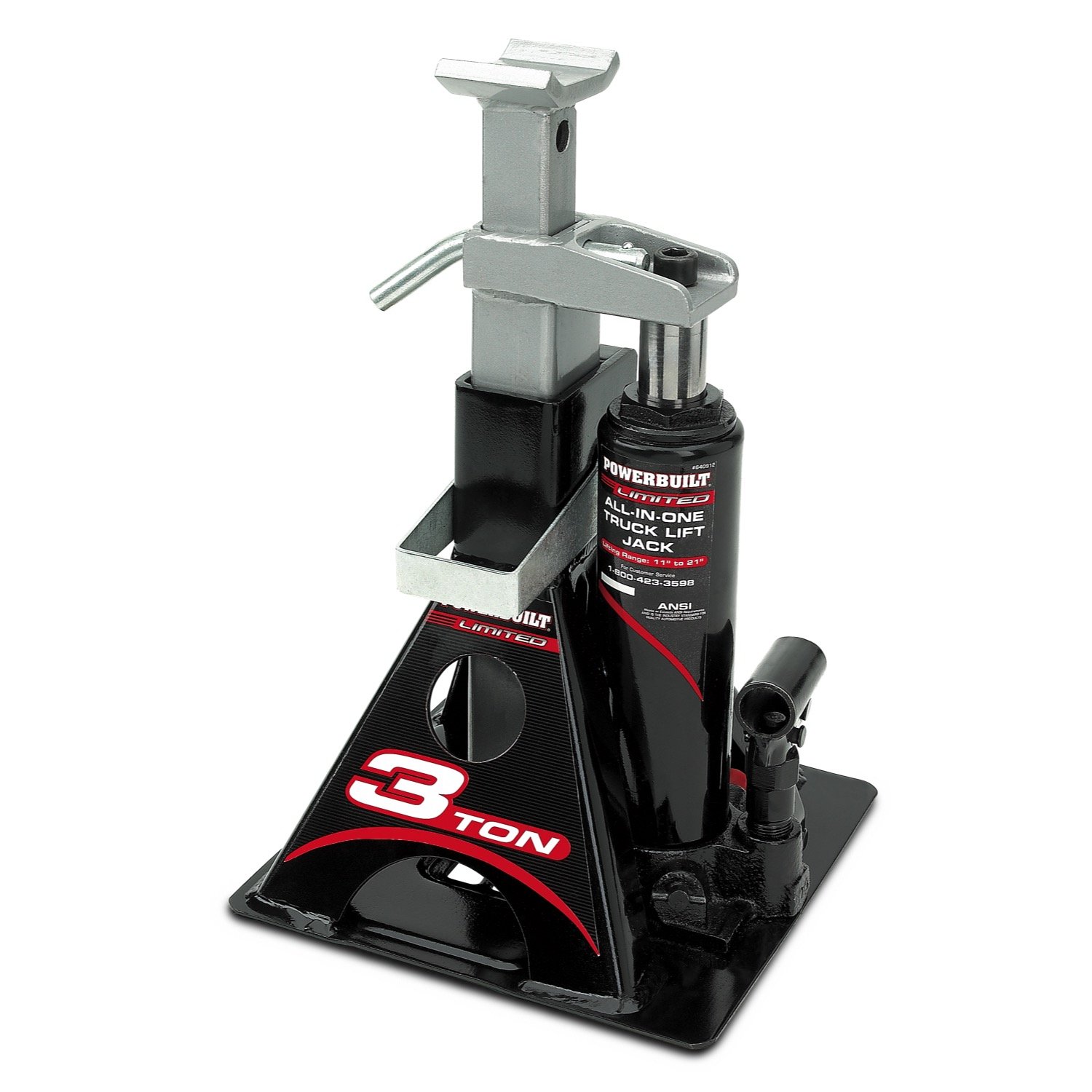 Powerbuilt Black Alltrade 640912 3 Ton,all-in-one Bottle Jack Powerbuilt Black Alltrade 640912 3 Ton,all-in-one Bottle Jack