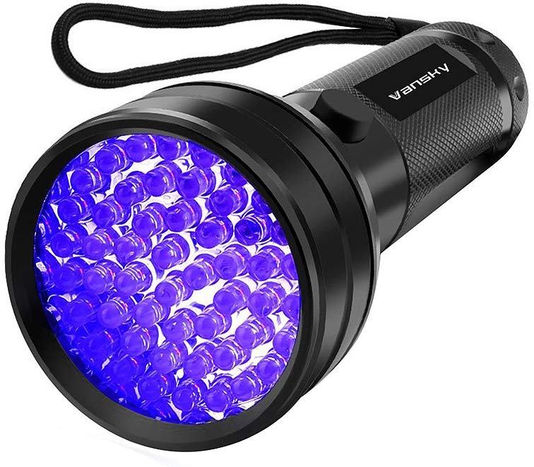 UV Flashlight Black light UV Lights , Vansky 51 LED Blacklight Pet Urine Detector For Dog/Cat Urine,Dry Stains,Bed Bug, Matching with Pet Odor Eliminator