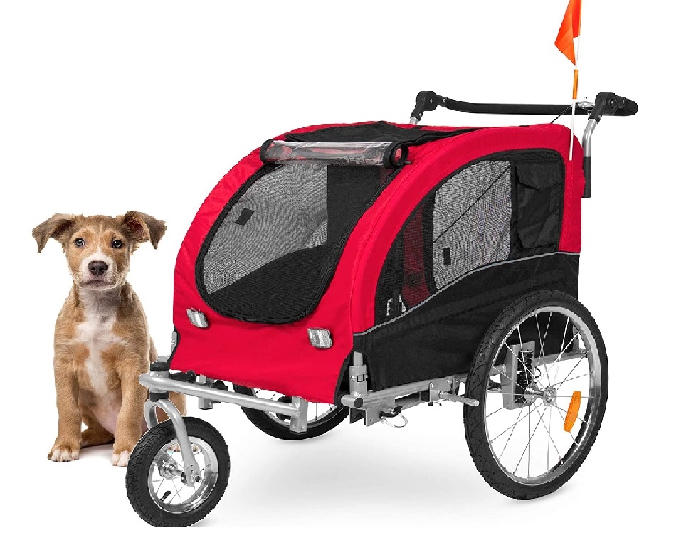 Best Choice Products 2-in-1 Pet Stroller Trailer